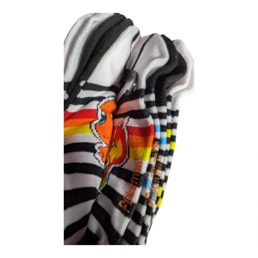 POKEMON - 5 pack kid socks - No Show - Size 4-10 - New with Tag